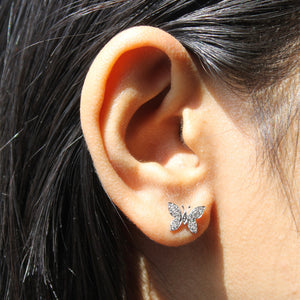 Diamond Butterfly Stud Earring 0.24 ct