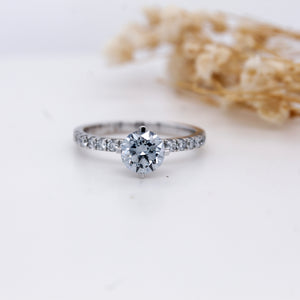 Diamond Solitair Engagement Ring – 0.93ct