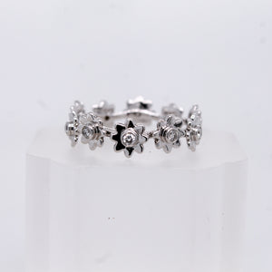 Floral Diamond Band – 0.25ct