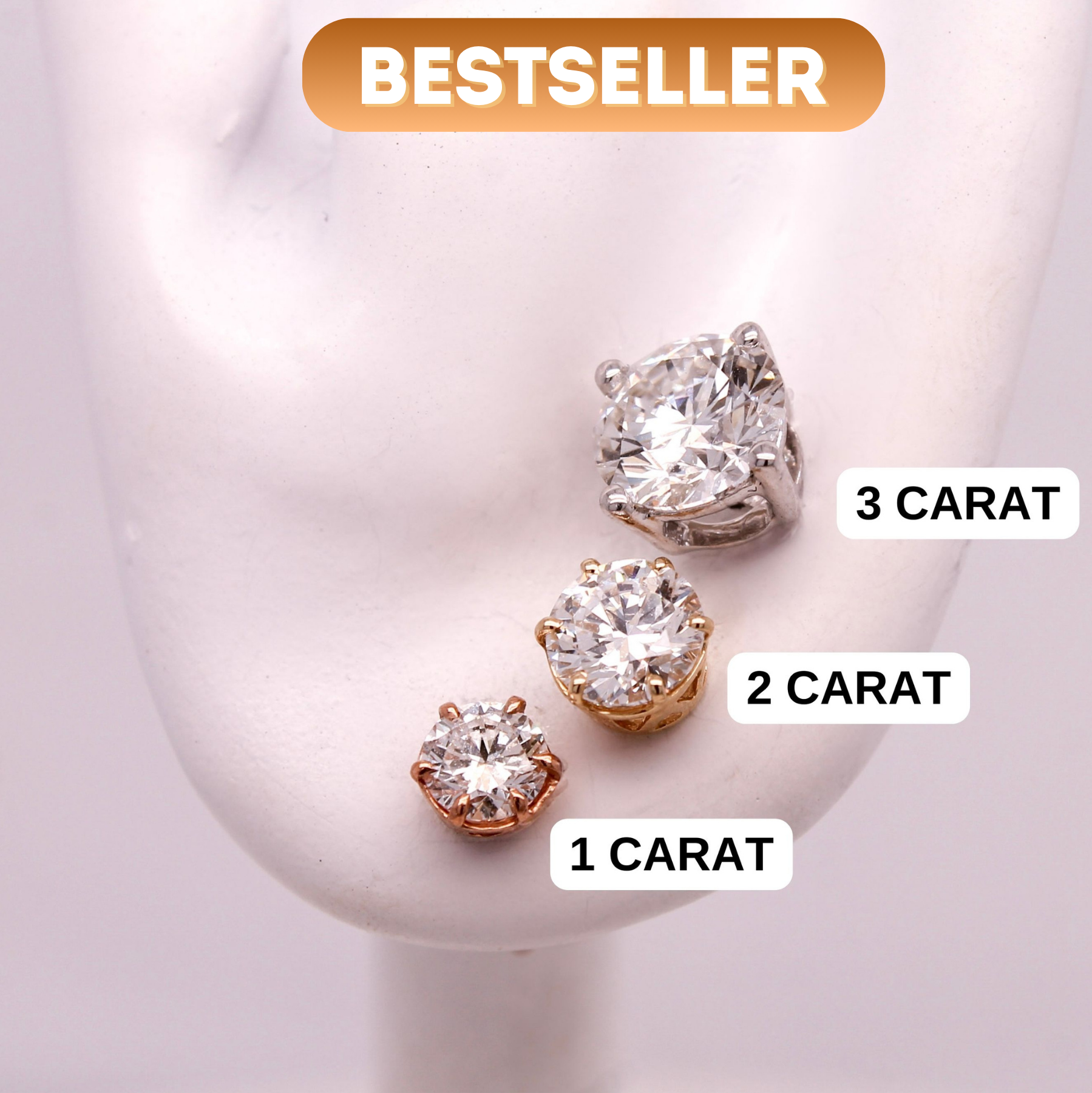 Lab-Grown Diamond Stud Earrings