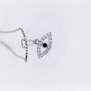 Diamond Evil Eye Necklace 0.22 ct