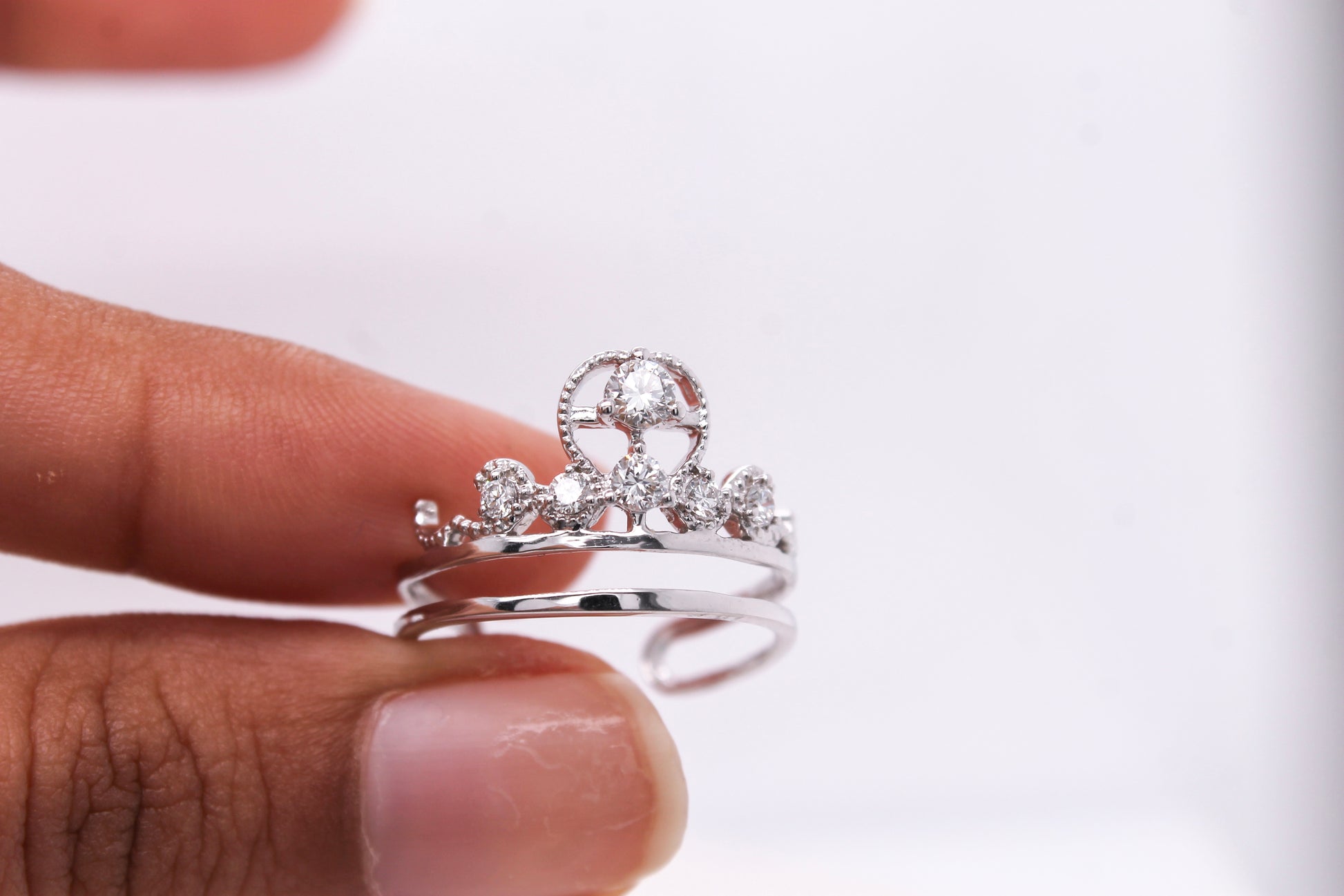 Diamond Tiara Ring – 0.33 Ct