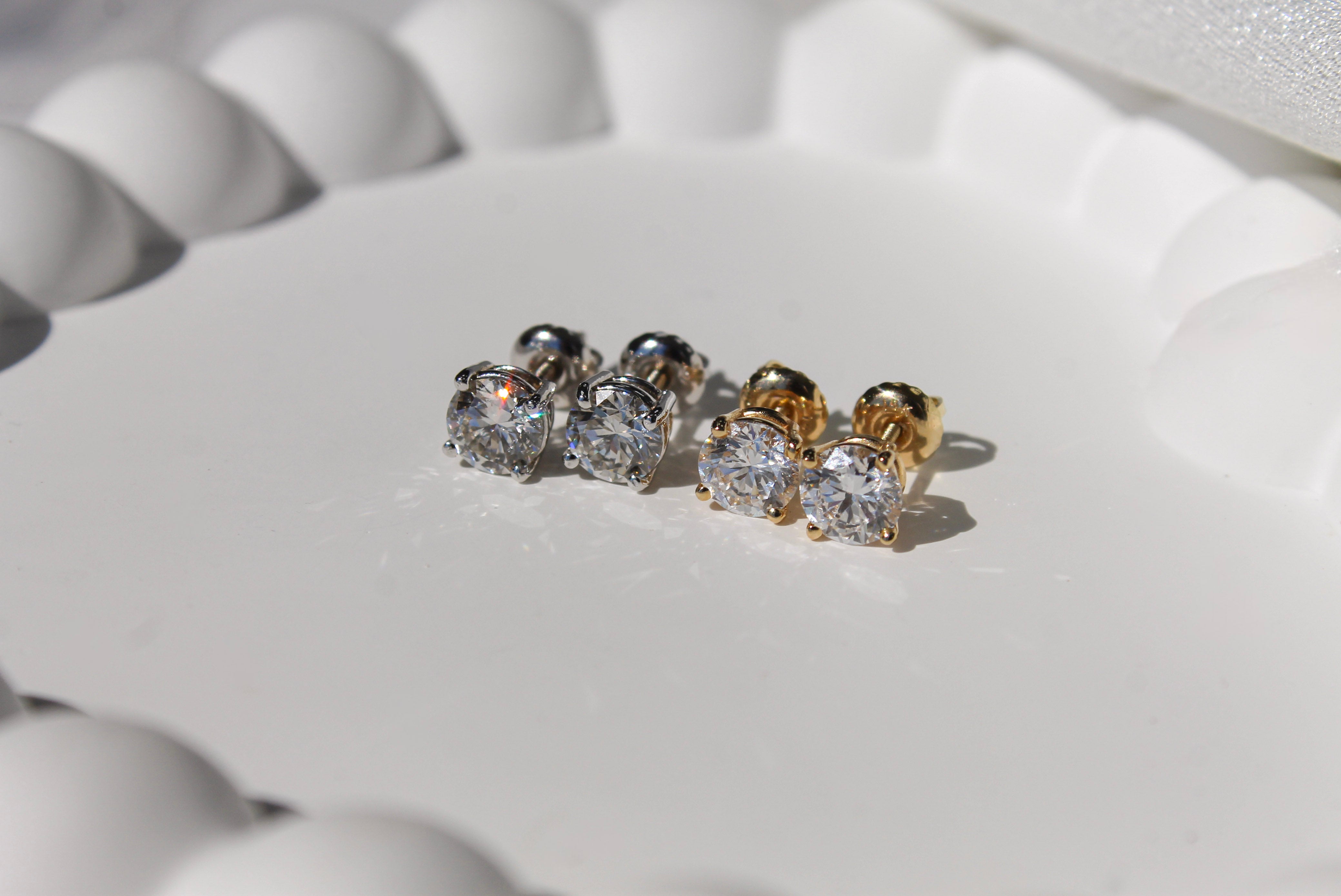 Lab-Grown Diamond Stud Earrings