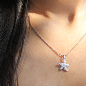 Diamond Starfish Pendant 0.25 ct