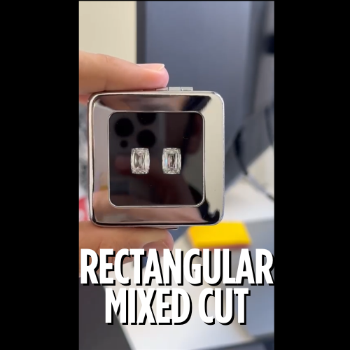 Rectangular Mixed Cut Diamond | IGI Certified