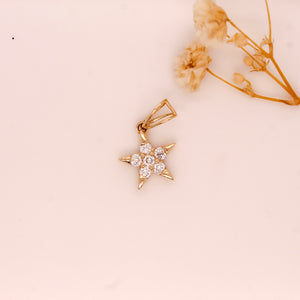 Diamond Star Necklace 0.27 ct