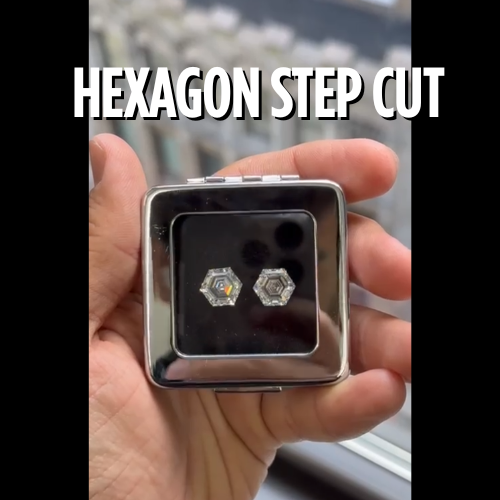 Hexagon Step Cut Diamond