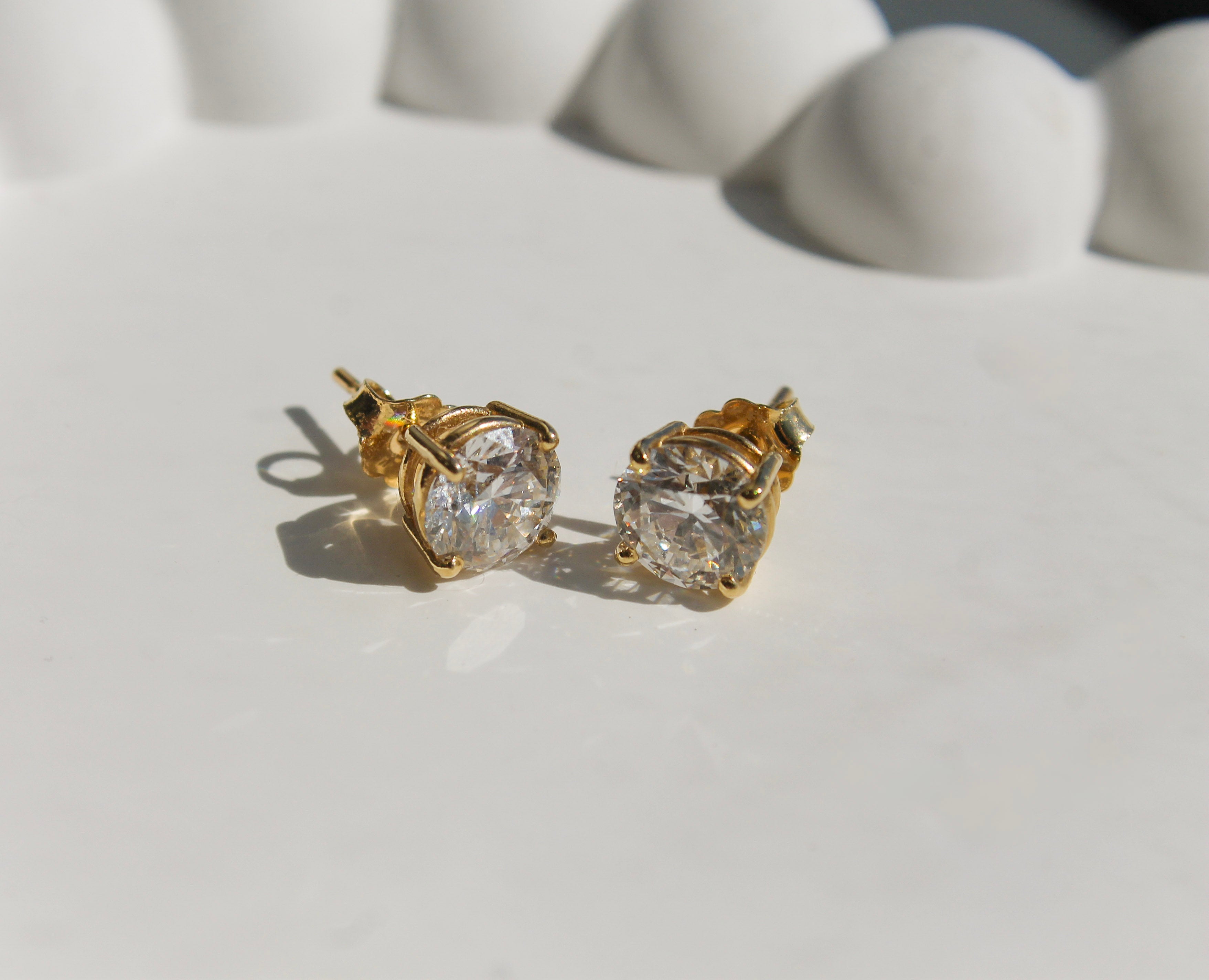Lab-Grown Diamond Stud Earrings