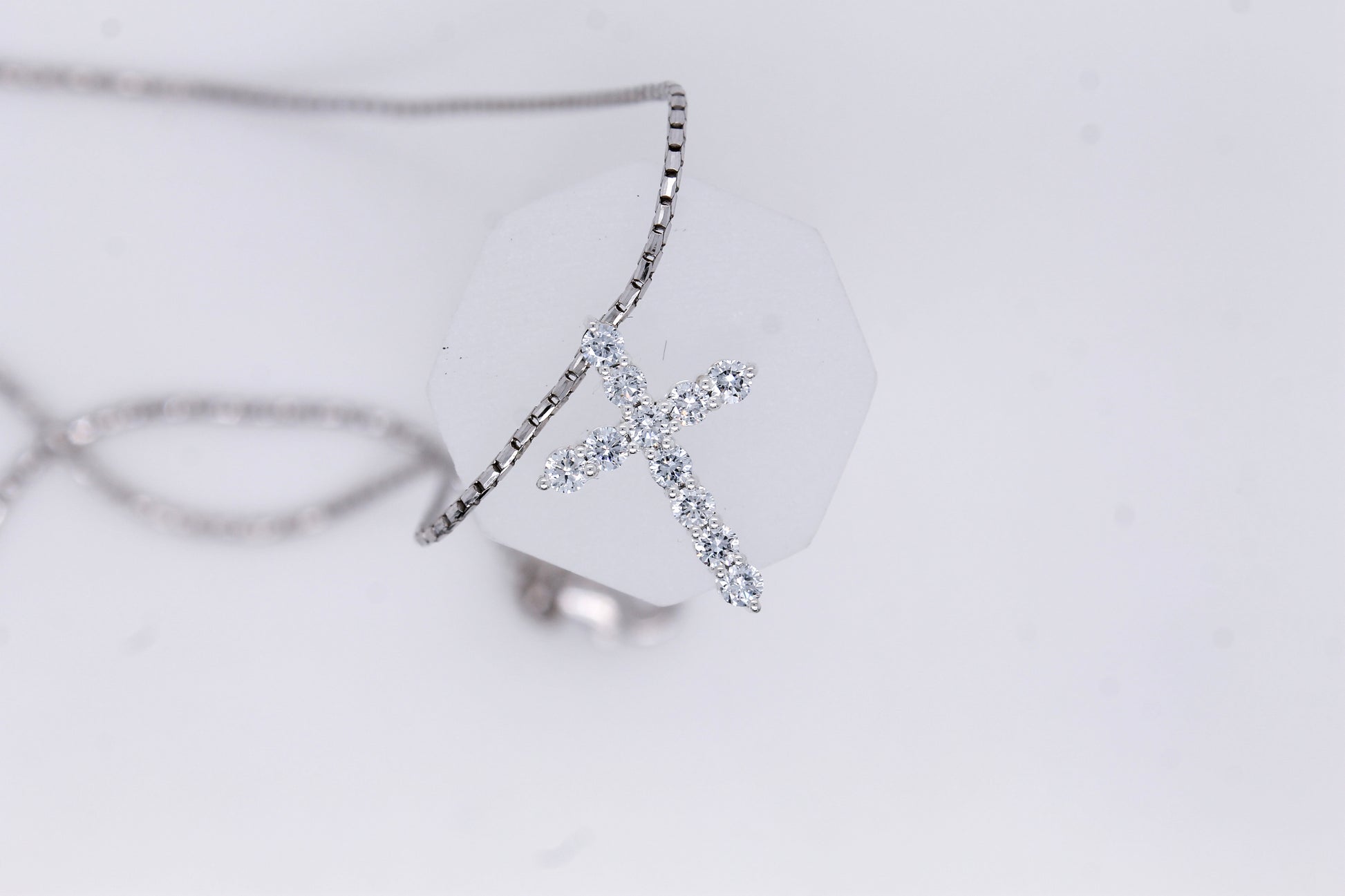 Diamond Cross Necklace 1.65 ct