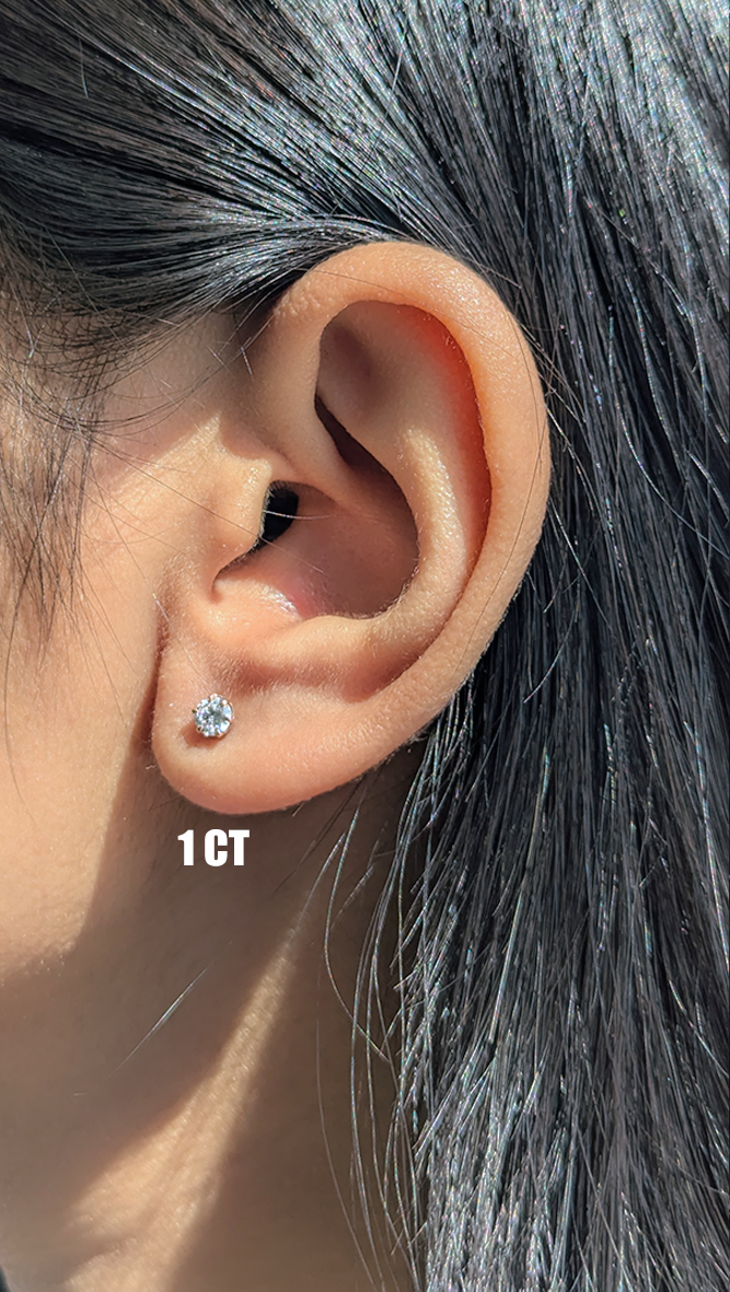 Lab-Grown Diamond Stud Earrings