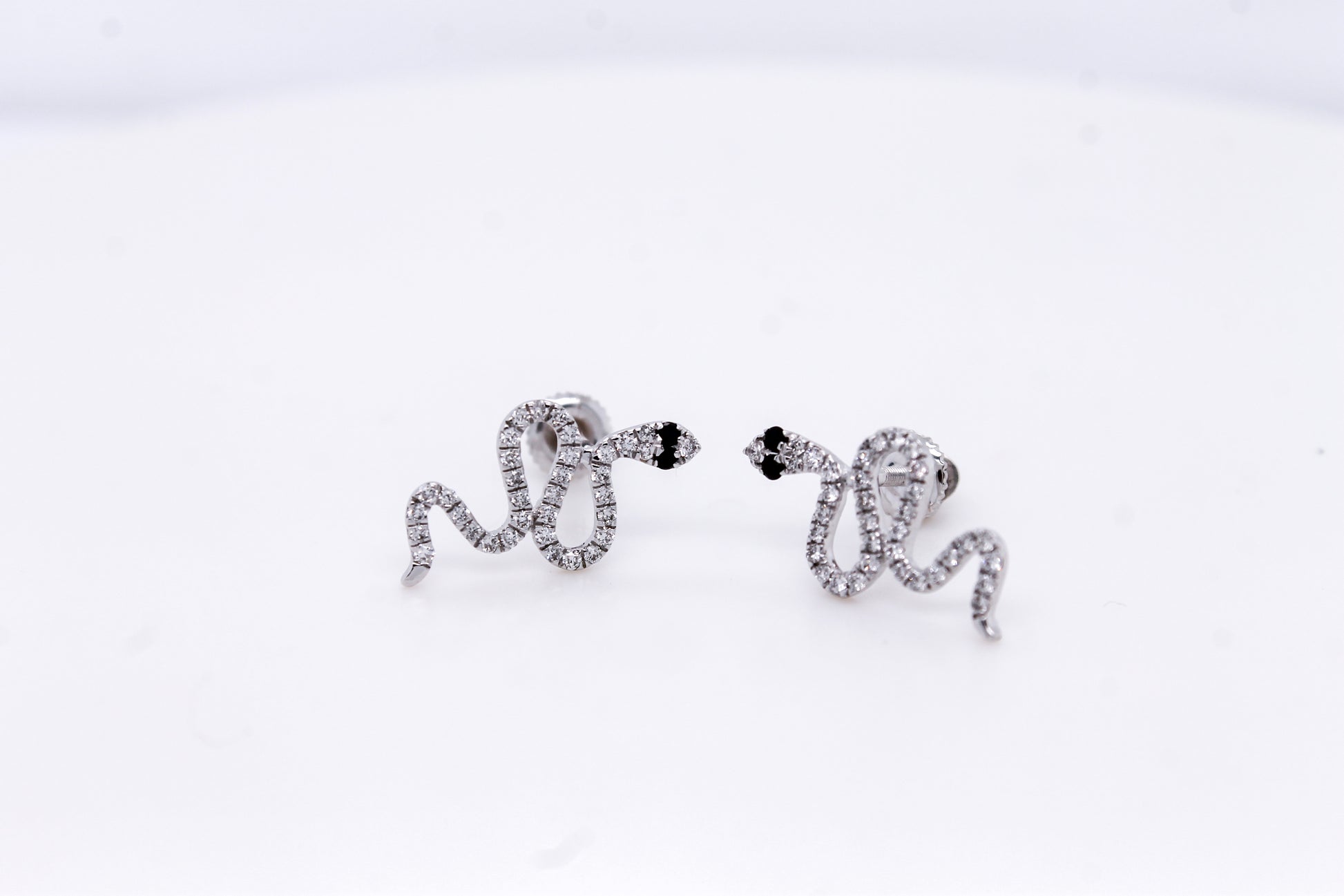 Diamond Snake Earrings 0.27 ct