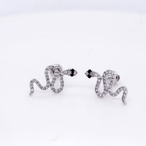 Diamond Snake Earrings 0.27 ct