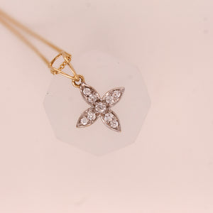 Floral Diamond Pendant