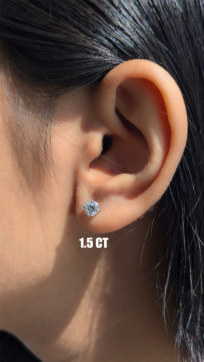 Lab-Grown Diamond Stud Earrings