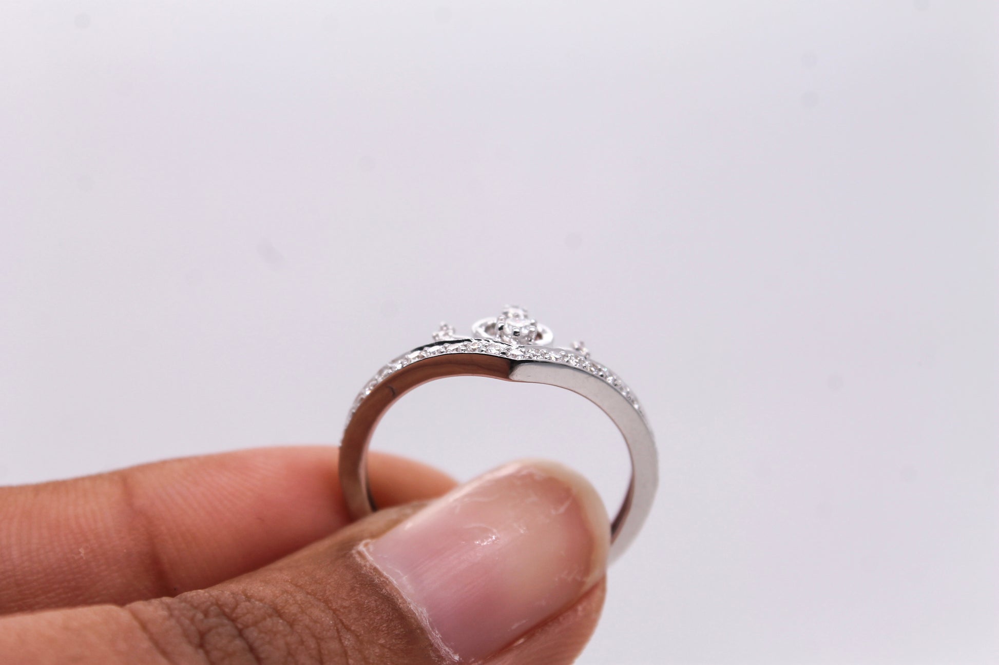 Diamond Crown Ring 0.23 ct