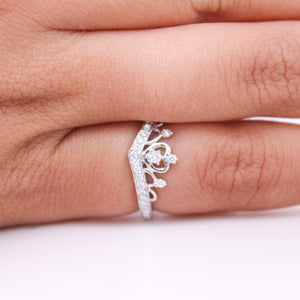 Diamond Crown Ring 0.23 ct