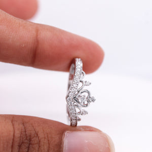 Diamond Crown Ring 0.23 ct