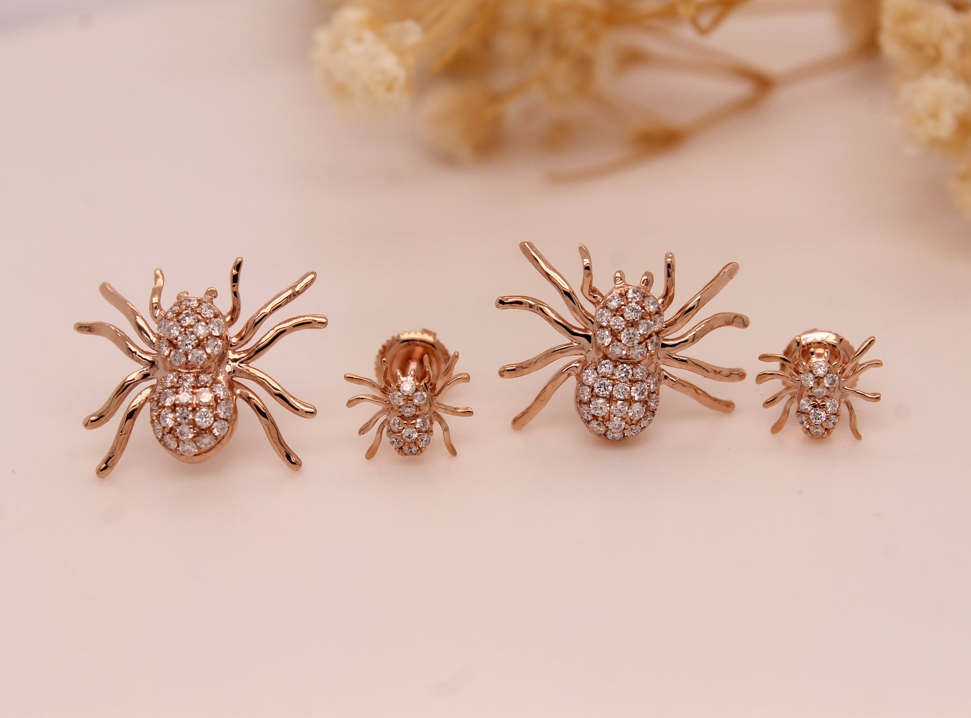 Diamond Spider Earring 0.07 ct