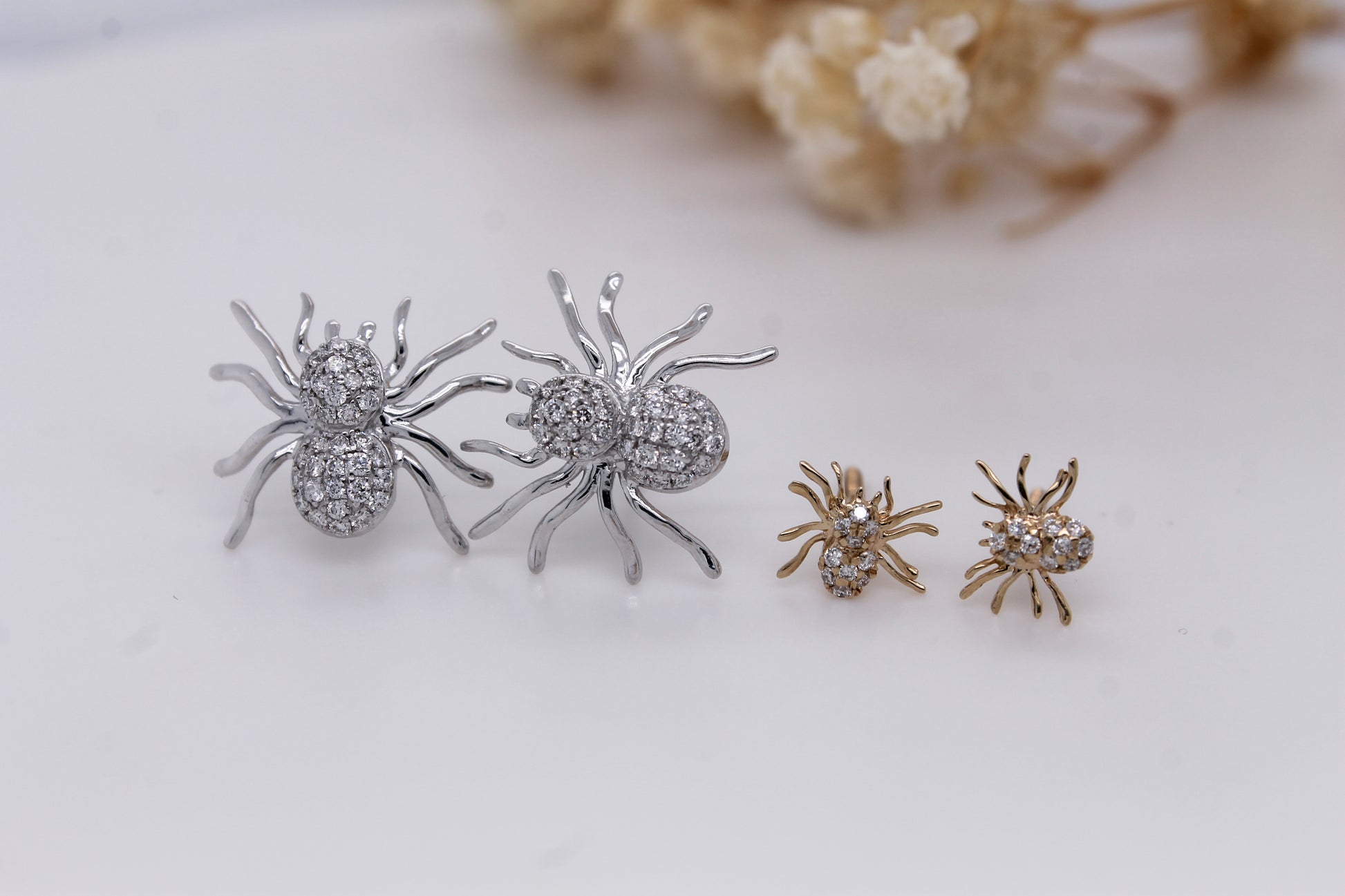 Diamond Spider Earring 0.07 ct