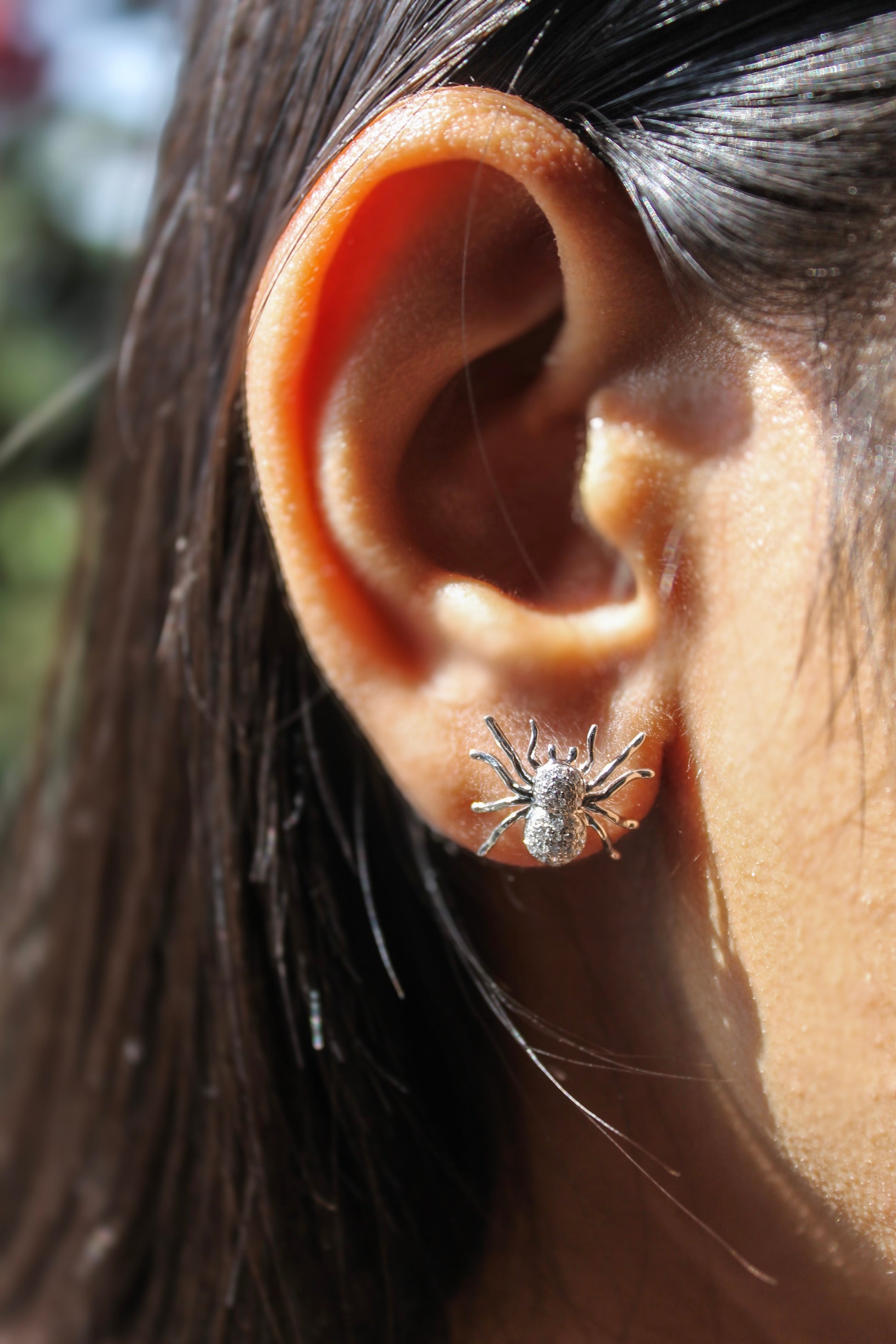 Diamond Spider Earring 0.07 ct