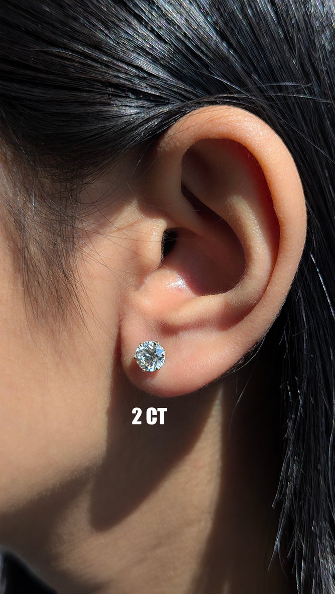 Lab-Grown Diamond Stud Earrings