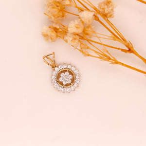 Diamond Sun Pendant 0.39 ct