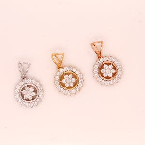 Diamond Sun Pendant 0.39 ct