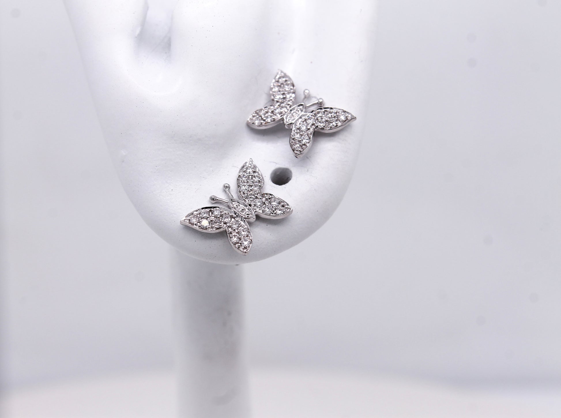 Diamond Butterfly Stud Earring 0.24 ct