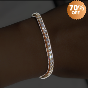 4.00 CTTW Classic Diamond Tennis Bracelet, Lab Grown Diamond Tennis Bracelet in 14K Gold