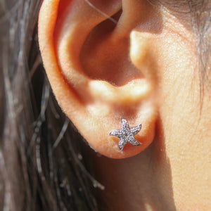 Diamond Starfish Earrings 0.25 ct