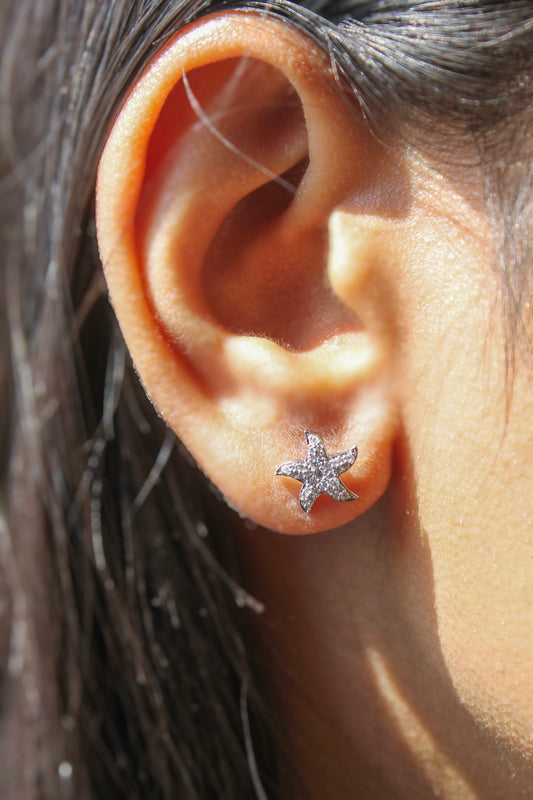 Diamond Starfish Earrings 0.25 ct