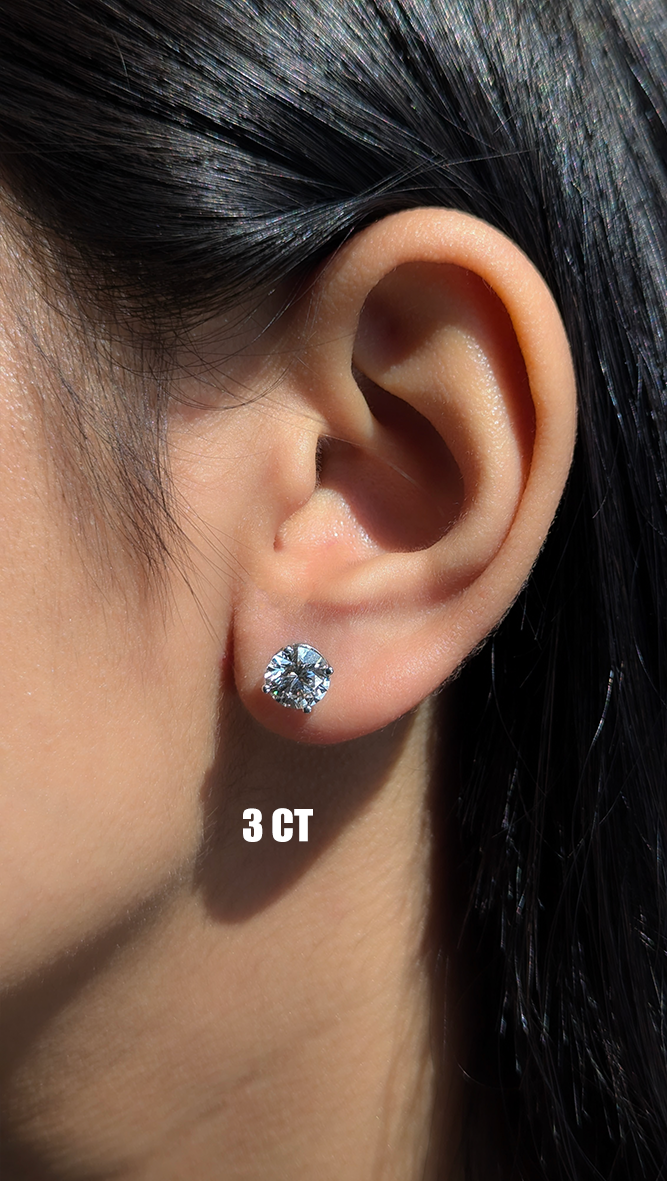 Lab-Grown Diamond Stud Earrings