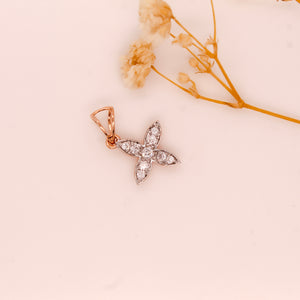 Floral Diamond Pendant