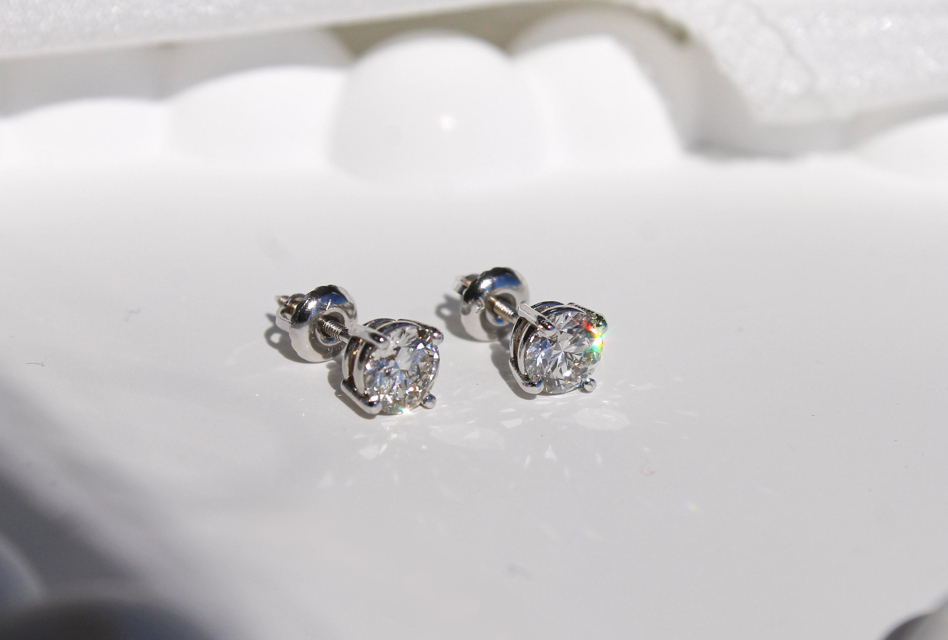 Lab-Grown Diamond Stud Earrings