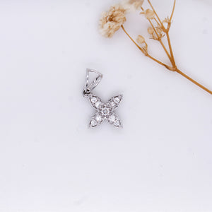 Floral Diamond Pendant