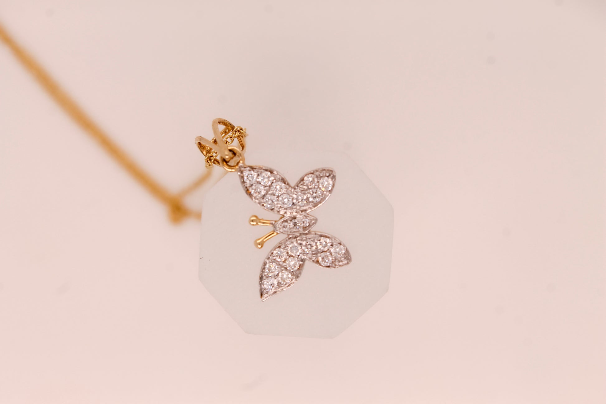 Diamond Butterfly Pendant 0.25 ct