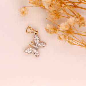 Diamond Butterfly Pendant 0.25 ct