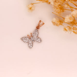 Diamond Butterfly Pendant 0.25 ct