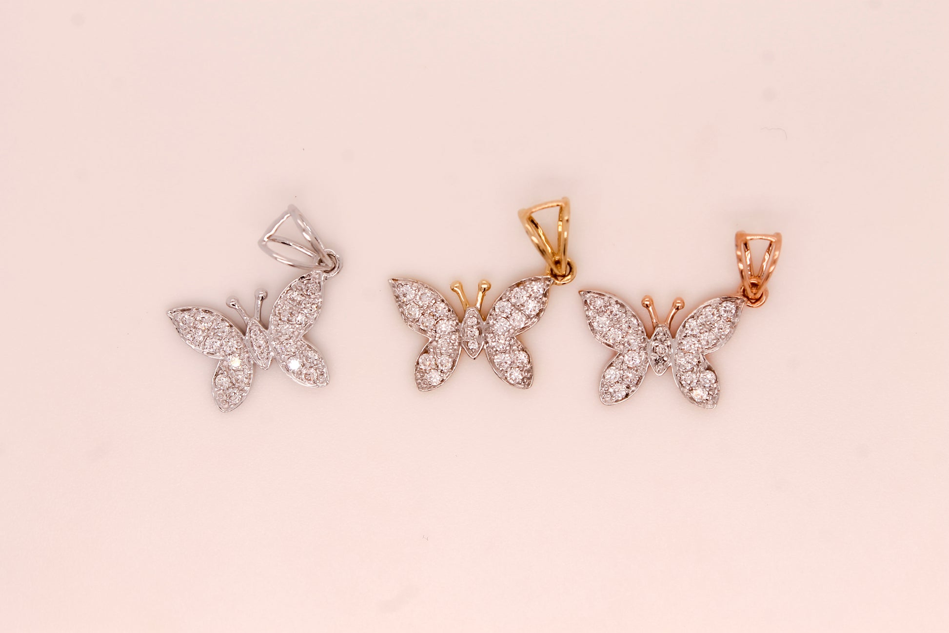 Diamond Butterfly Pendant 0.25 ct