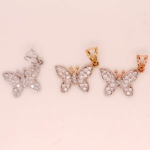 Diamond Butterfly Pendant 0.25 ct