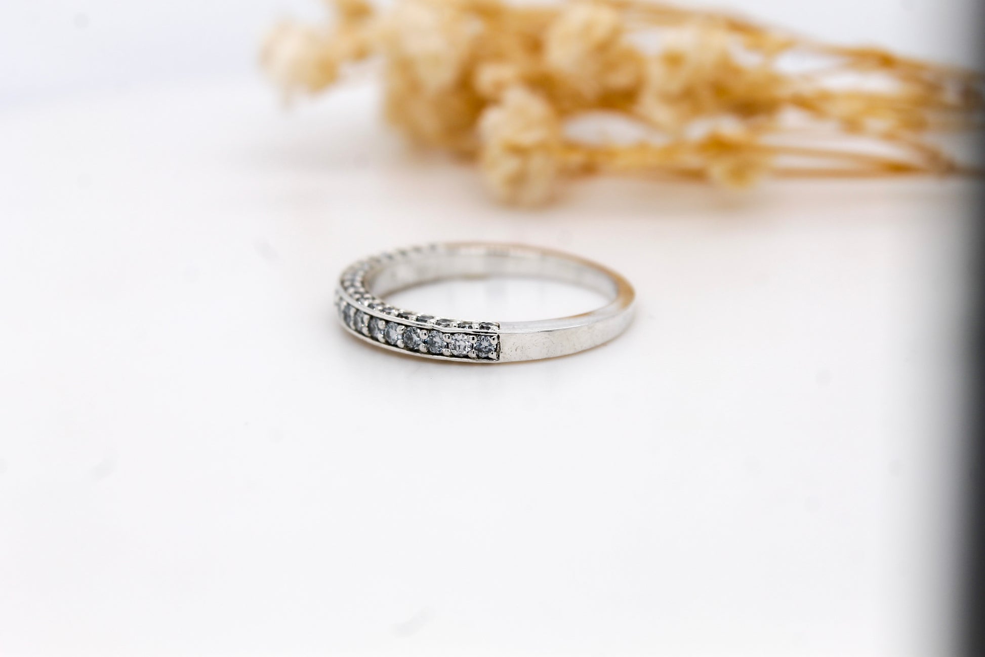 925 Silver CVD Diamond Eternity Band – 0.60ct