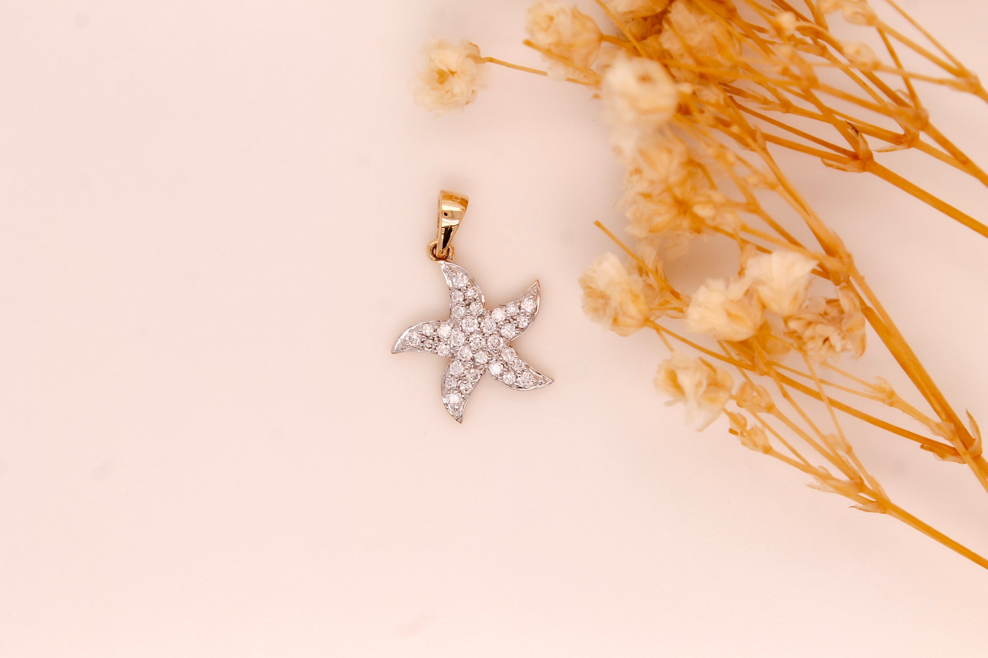 Diamond Starfish Pendant 0.25 ct