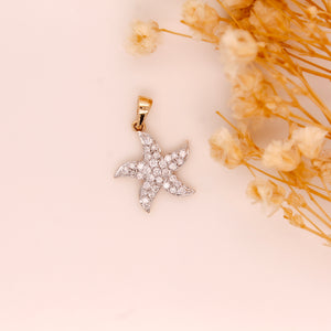 Diamond Starfish Pendant 0.25 ct