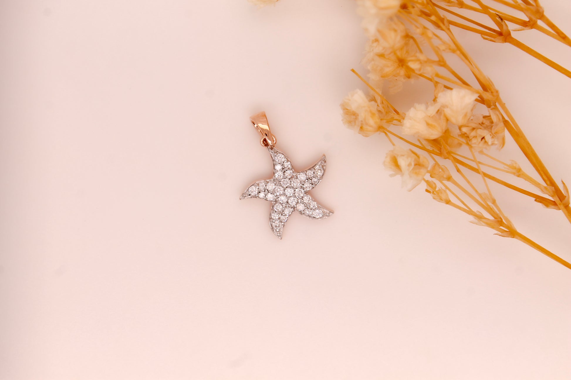 Diamond Starfish Pendant 0.25 ct