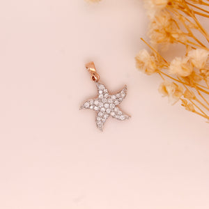 Diamond Starfish Pendant 0.25 ct