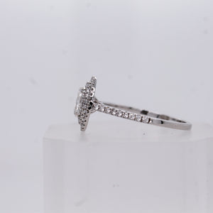 Oval Lab Grown Diamond Ring 0.72 ct