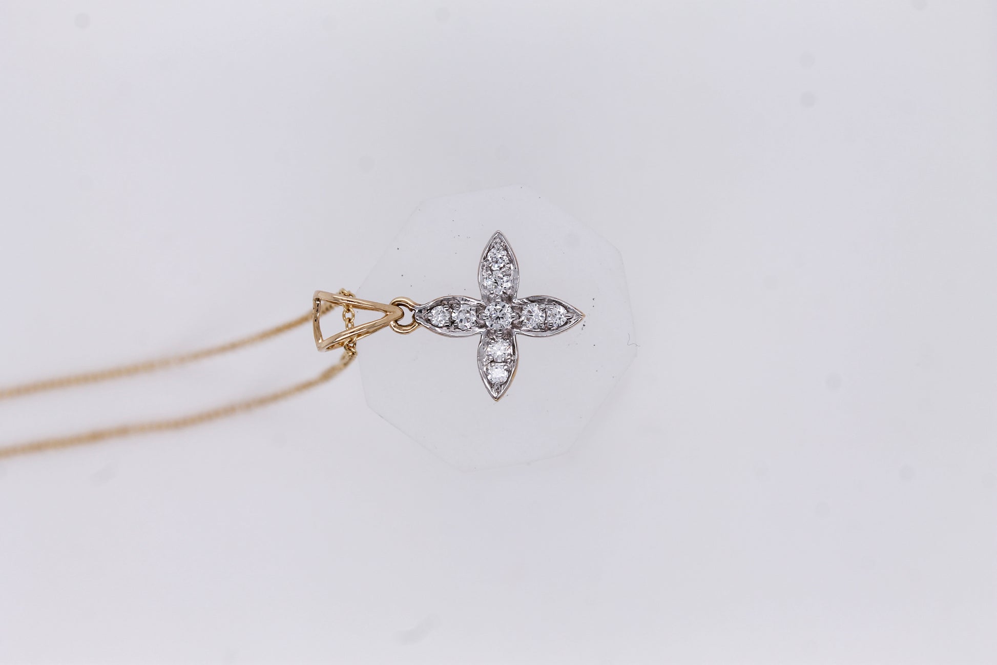 Floral Diamond Pendant