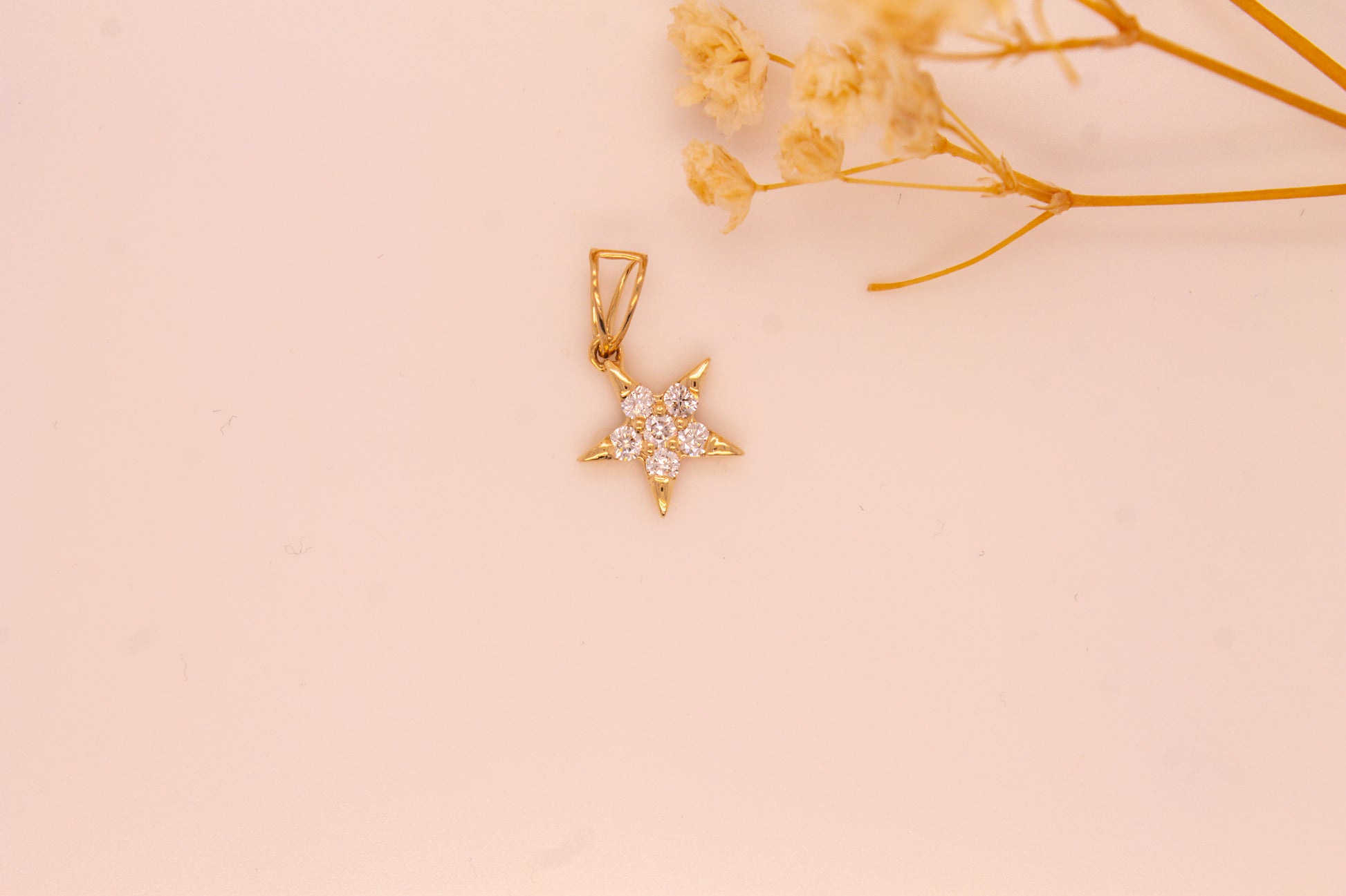 Diamond Star Necklace 0.27 ct