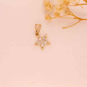 Diamond Star Necklace 0.27 ct