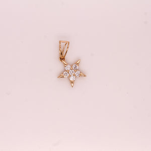 Diamond Star Necklace 0.27 ct